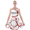 Fractals Cells Autopsy Pattern Velvet Skater Dress View1