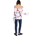 Fractals Cells Autopsy Pattern Off Shoulder Long Sleeve Top View2