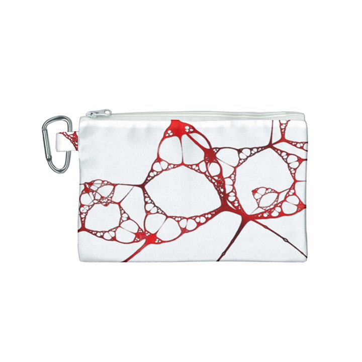 Fractals Cells Autopsy Pattern Canvas Cosmetic Bag (Small)