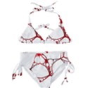 Fractals Cells Autopsy Pattern Kids  Classic Bikini Set View1