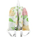 Flowers Leaf Stripe Pattern Giant Full Print Backpack View2