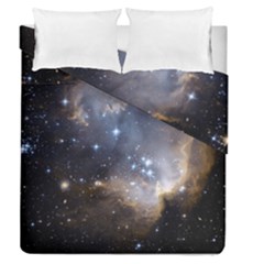 Cosmic Constellation Duvet Cover Double Side (queen Size) by WensdaiAmbrose