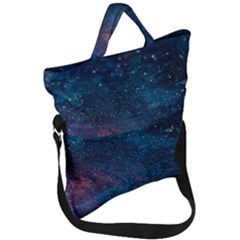 Cosmic Journey Fold Over Handle Tote Bag by WensdaiAmbrose