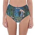 Wonderful Mermaid In The Deep Ocean Reversible High-Waist Bikini Bottoms View1