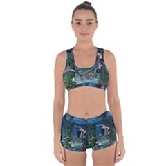 Wonderful Mermaid In The Deep Ocean Racerback Boyleg Bikini Set by FantasyWorld7