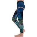 Wonderful Mermaid In The Deep Ocean Kids  Lightweight Velour Leggings View2