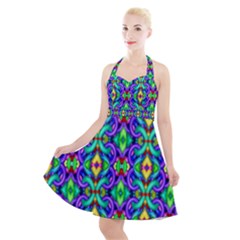 New Stuff 2-6 Halter Party Swing Dress  by ArtworkByPatrick