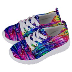 Paint Splatter - Rainbow Kids  Lightweight Sports Shoes by WensdaiAmbrose