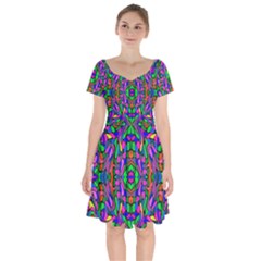 New Stuff 2-7 Short Sleeve Bardot Dress by ArtworkByPatrick