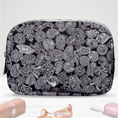 Black & White Paisley Make Up Pouch (small) by WensdaiAmbrose