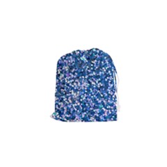 Blue Shimmer - Eco-glitter Drawstring Pouch (xs) by WensdaiAmbrose