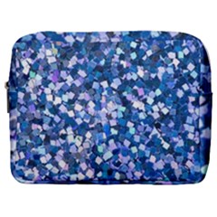 Blue Shimmer - Eco-glitter Make Up Pouch (large) by WensdaiAmbrose