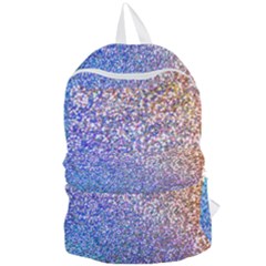 Pastel Rainbow Shimmer - Eco- Glitter Foldable Lightweight Backpack by WensdaiAmbrose