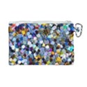 New Years Shimmer - Eco -Glitter Canvas Cosmetic Bag (Large) View2