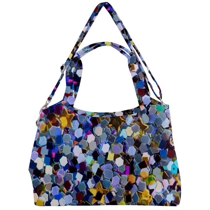 New Years Shimmer - Eco -Glitter Double Compartment Shoulder Bag