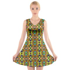 Ml-1 V-neck Sleeveless Dress by ArtworkByPatrick