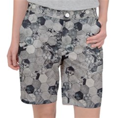 Grayscale Tiles Pocket Shorts