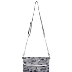 Grayscale Tiles Mini Crossbody Handbag by WensdaiAmbrose