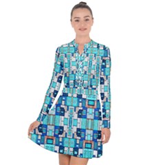 Ml-6 Long Sleeve Panel Dress by ArtworkByPatrick