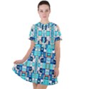 ML-6 Short Sleeve Shoulder Cut Out Dress  View1