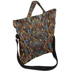 Ml 21 Fold Over Handle Tote Bag