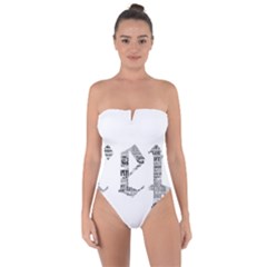 Taylor Swift Tie Back One Piece Swimsuit by taylorswift