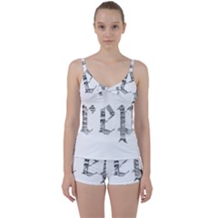 Taylor Swift Tie Front Two Piece Tankini