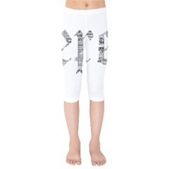 Taylor Swift Kids  Capri Leggings 