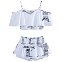 Taylor Swift Kids  Off Shoulder Skirt Bikini