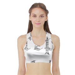 Taylor Swift Sports Bra With Border by taylorswift