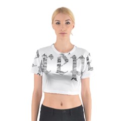 Taylor Swift Cotton Crop Top