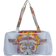 Fire Red Skull Multi Function Bag