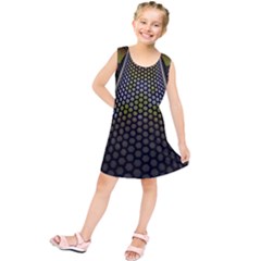 Fractal Hexagon Geometry Hexagonal Kids  Tunic Dress by Mariart