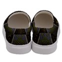 Fractal Hexagon Geometry Hexagonal Men s Canvas Slip Ons View4