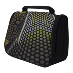 Fractal Hexagon Geometry Hexagonal Full Print Travel Pouch (small)