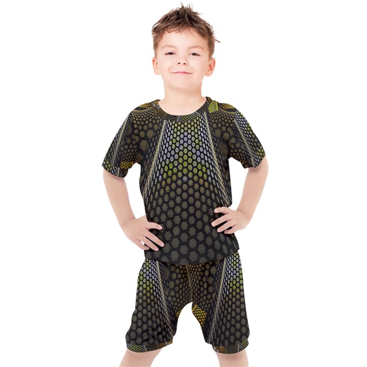 Fractal Hexagon Geometry Hexagonal Kid s Set