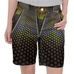 Fractal Hexagon Geometry Hexagonal Pocket Shorts