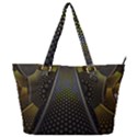 Fractal Hexagon Geometry Hexagonal Full Print Shoulder Bag View1