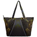 Fractal Hexagon Geometry Hexagonal Full Print Shoulder Bag View2