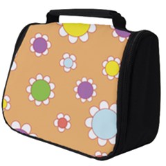 Floral Flowers Retro Full Print Travel Pouch (big)