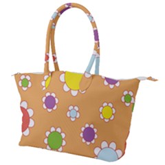 Floral Flowers Retro Canvas Shoulder Bag