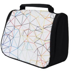 Geometric Pattern Abstract Shape Full Print Travel Pouch (big)