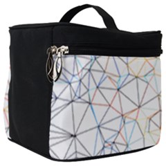 Geometric Pattern Abstract Shape Make Up Travel Bag (big)