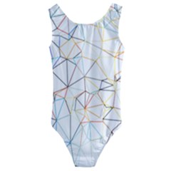 Geometric Pattern Abstract Shape Kids  Cut-out Back One Piece Swimsuit by Mariart