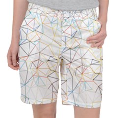 Geometric Pattern Abstract Shape Pocket Shorts