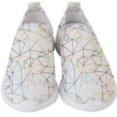 Geometric Pattern Abstract Shape Kids  Slip On Sneakers