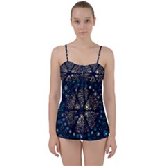 Design Background Modern Babydoll Tankini Set