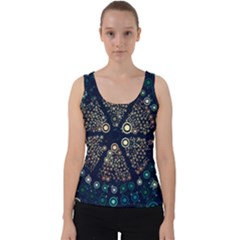 Design Background Modern Velvet Tank Top