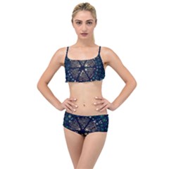 Design Background Modern Layered Top Bikini Set by Mariart