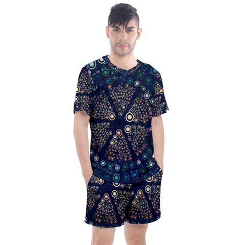 Design Background Modern Men s Mesh Tee And Shorts Set by Mariart